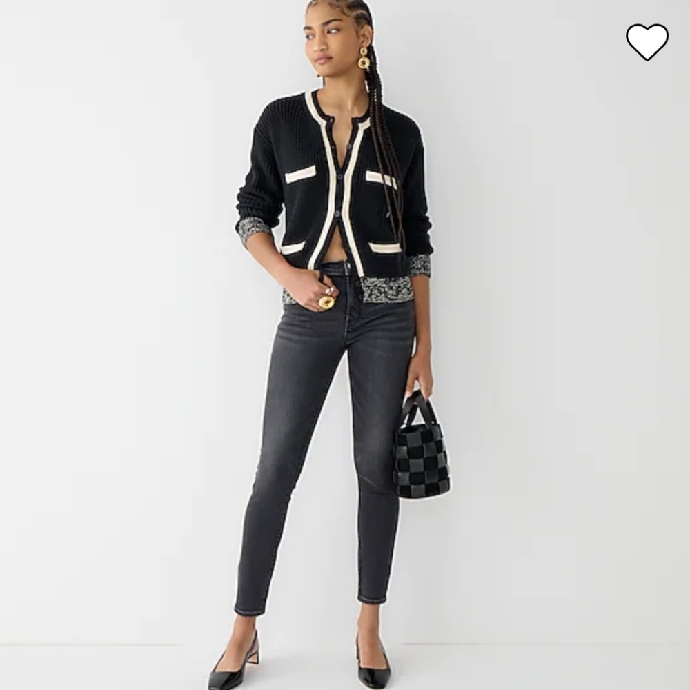 J. Crew Charcoal Wash Denim Jeans